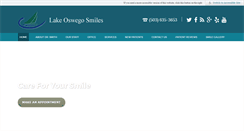 Desktop Screenshot of oswegosmiles.com